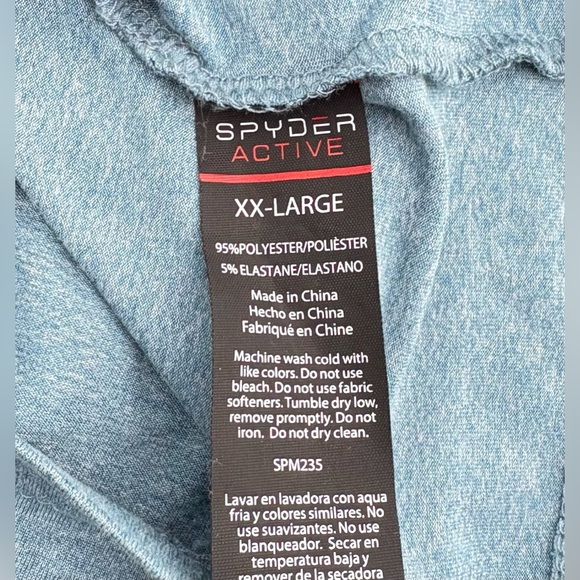 Spyder Active Workout T-Shirt Size XXL EUC - Picture 3 of 3
